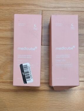 Medicube Collagen Night Wrapping Mask 2.23oz Set Of 2 NWT